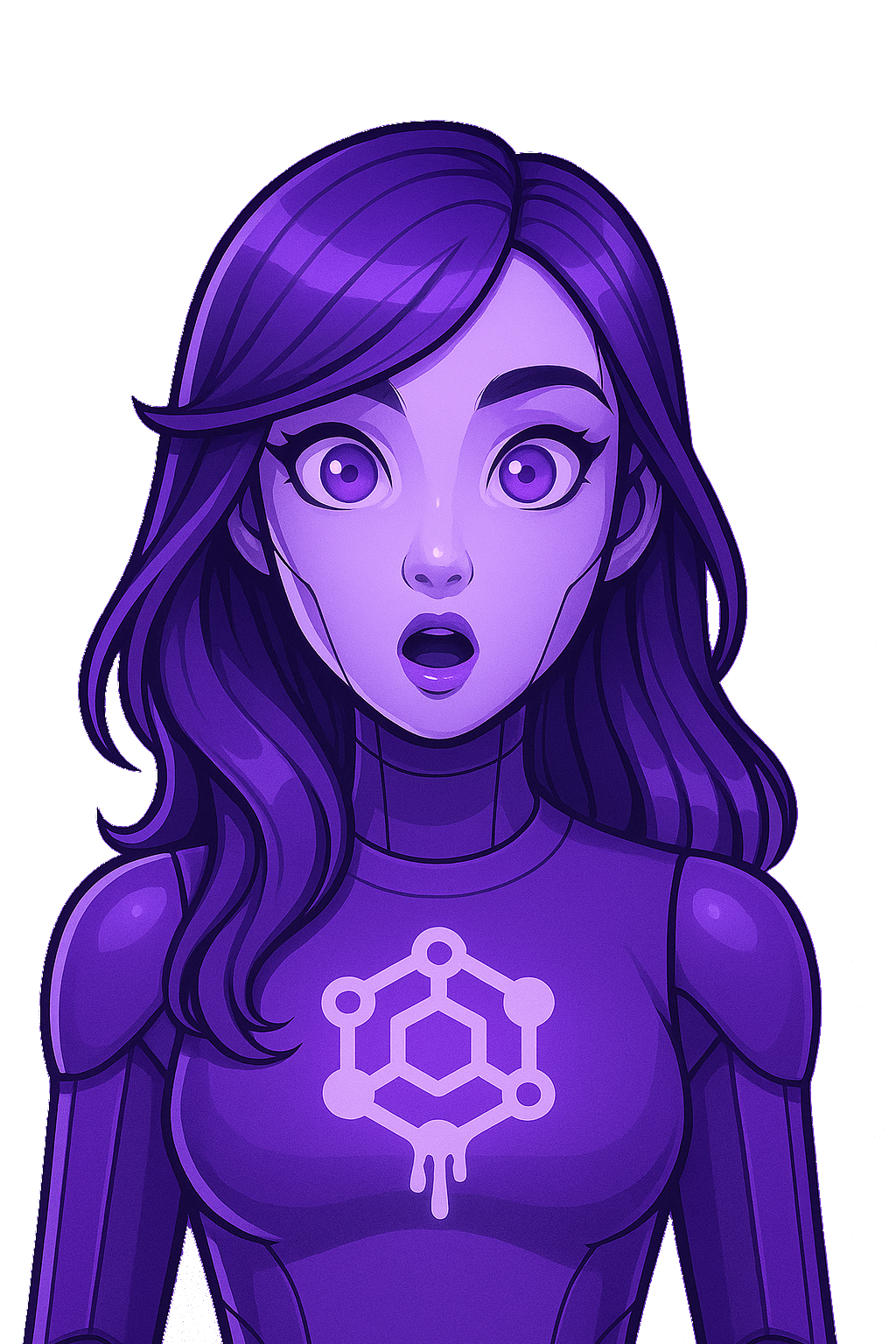 Purple Maria Surprised