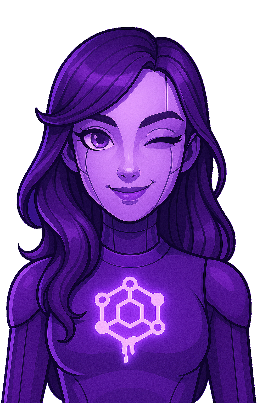 Purple Maria Playful